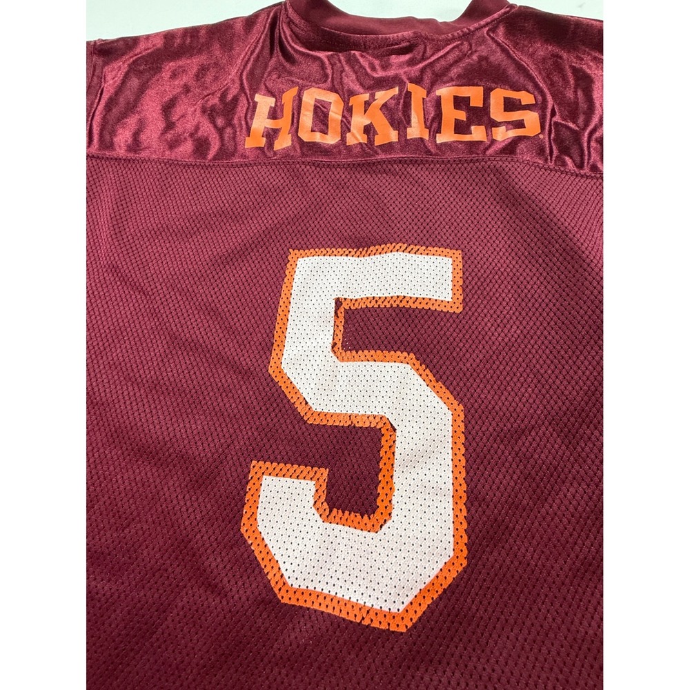 Pro Edge Virginia Tech Hokies Football Jersey Maroon Orange Mens XL Number 5